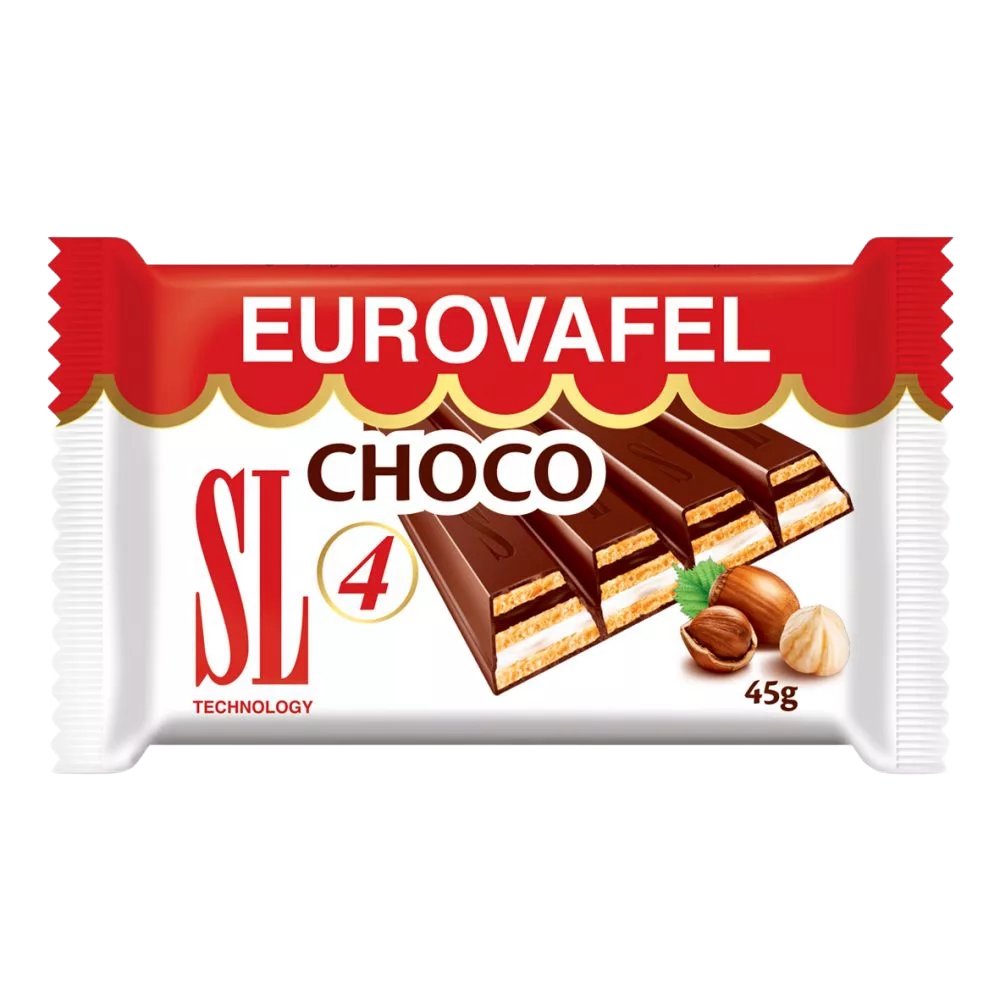 Eurovafel choco 4 42g 
