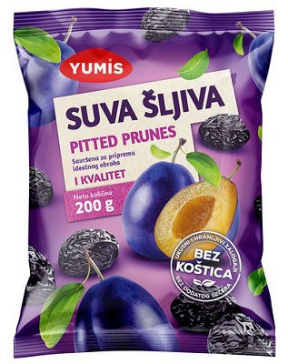 Prunes séchées Suva Sljiva Yumis 200g